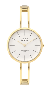 Zlacené dámské elegantní šperkové náramkové hodinky JVD J4188.1