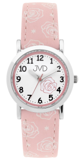 JVD Dětské dívčí růžové náramkové hodinky JVD J7205.3