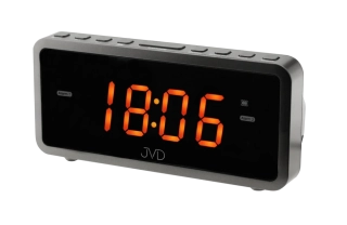 JVD Digitální budík do sítě s oranžovými LED svítícími čísly a vibracemi JVD SB701.1