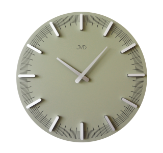 JVD Designové minimalistické zelené hodiny JVD HC401.3