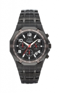 Luxusní pánské chronografy - hodinky JVD steel J1091.3 se stopkami