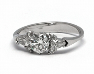 Luxusní diamantový prsten s přírodními diamanty 585/2,07 gr J-20865-12