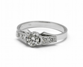 Zásnubní diamantový prsten s přírodními diamanty 585/2,52 gr J-21603-12