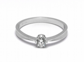 Zásnubní diamantový prsten s přírodním diamantem 585/1,69 gr J-21620-12