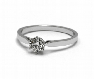 Zásnubní luxusní prsten s přírodním diamantem 585/1,85 gr J-21605-12