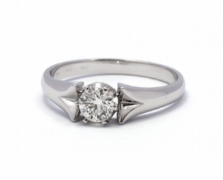 Mohutný zásnubní prsten s přírodním diamantem 585/2,39 gr J-21259-12