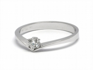 Dámský zásnubní prsten s přírodním diamantem 585/1,91 gr J-20872-12