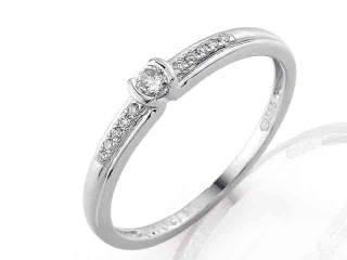 Klenoty Budín zlatý diamantový prsten posetý diamanty 11ks vel.49 3860829