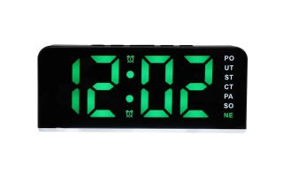 JVD Digitální budík do sítě se zelenými číslicemi JVD SB8033.1