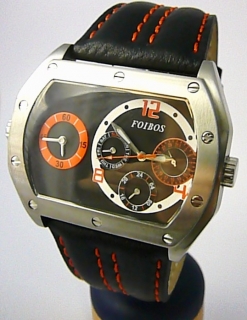 Foibos Mohutné pánské voděodolné hodinky Foibos 11323 chronograf - 5ATM