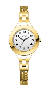 JVD Dámské náramkové zlacené elegantní šperkové hodinky JVD JG1040.3