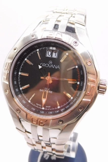 GROVANA Luxusní pánské švýcarské ocelové hodinky Swiss Alipne Millitary by Grovana 1610.1137