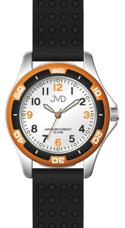 JVD Sportovní odolné dětské chlapecké vodotěsné hodinky JVD J7185.6 - 10ATM
