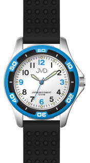 JVD Sportovní odolné dětské chlapecké vodotěsné hodinky JVD J7185.7 - 10ATM